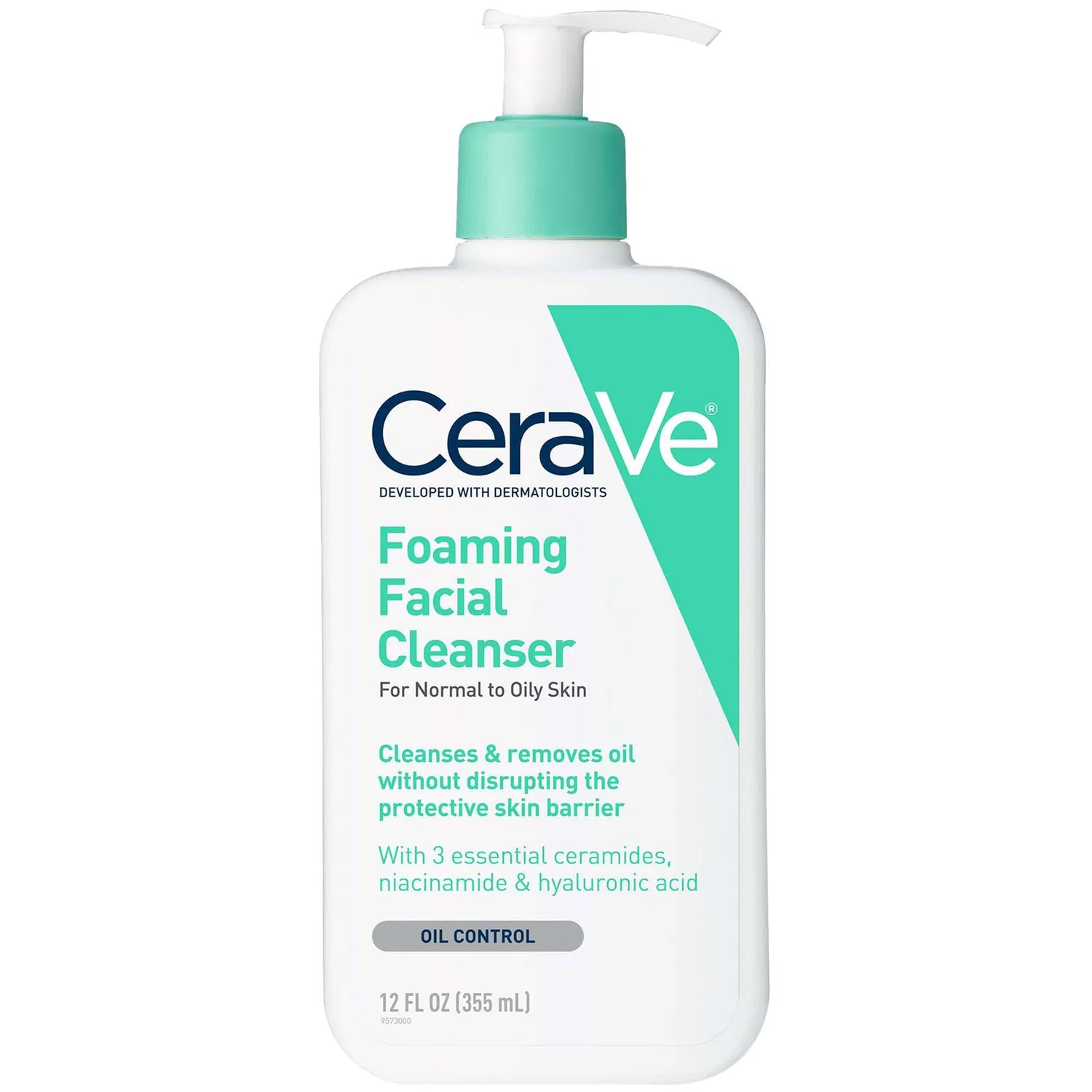 Пенка для умывания увлажняющая CeraVe Foaming Facial Cleanser CeraVe, 355 мл