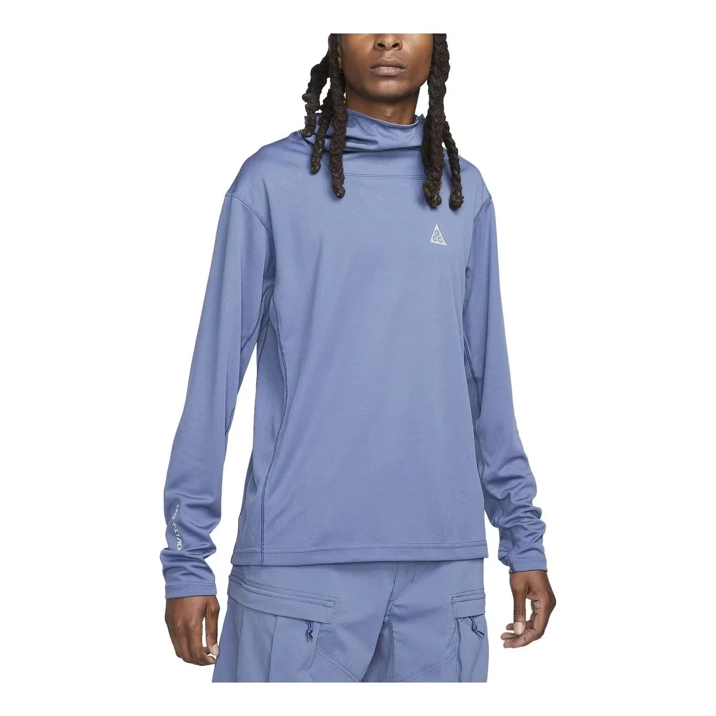 Худи с капюшоном и защитой от ультрафиолета ACG Dri-FIT ADV Lava Tree Nike, синий