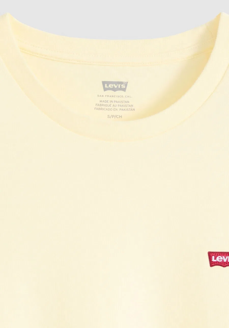 Футболка LEVI'S светло-желтого цвета — фото 4