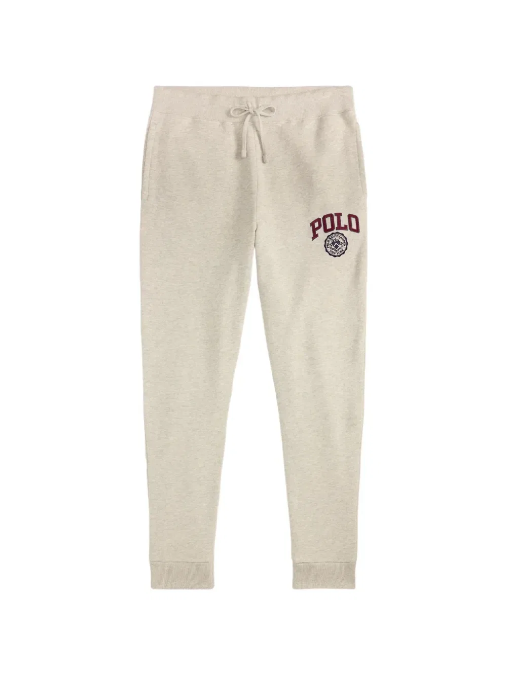 Спортивные брюки с кулиской и нашивкой-логотипом Polo Ralph Lauren, бежевый