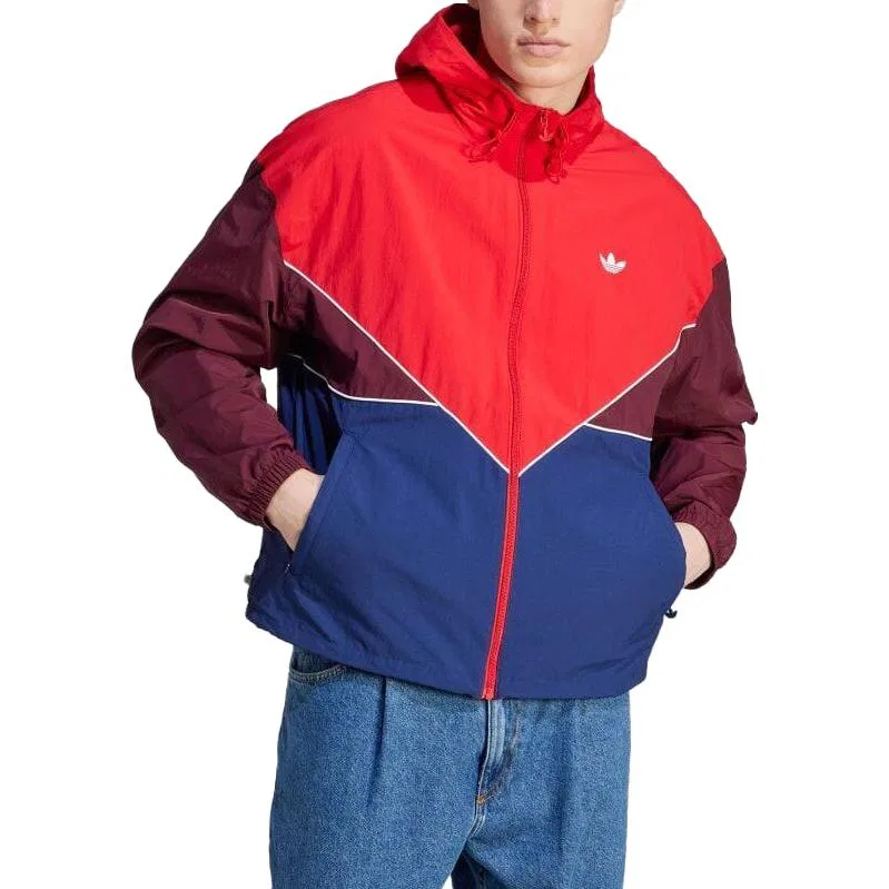 Мужская куртка с капюшоном Red Blue Adidas Originals, Red Blue — фото 4