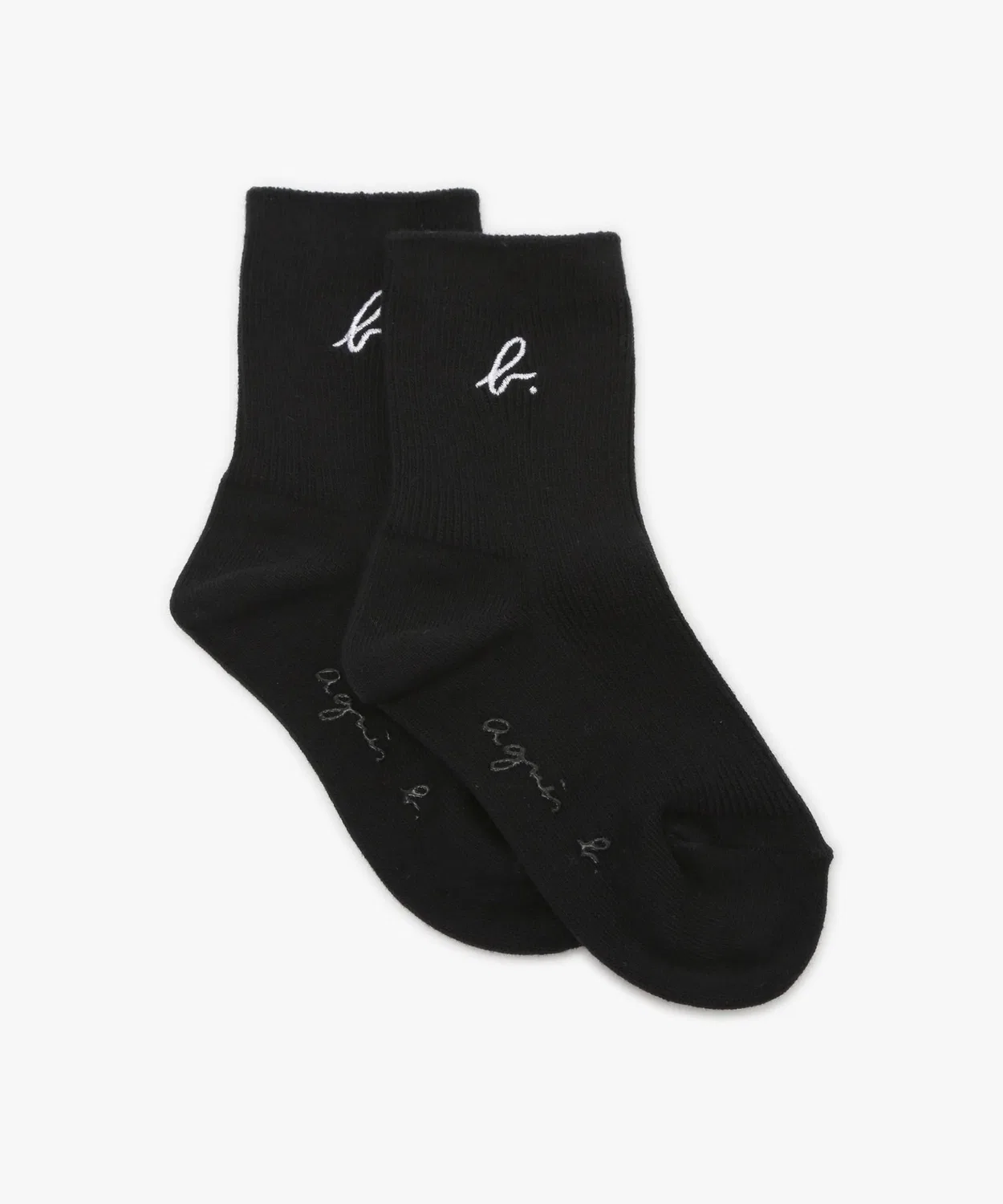 Детские носки с логотипом b. Agnes b., Black