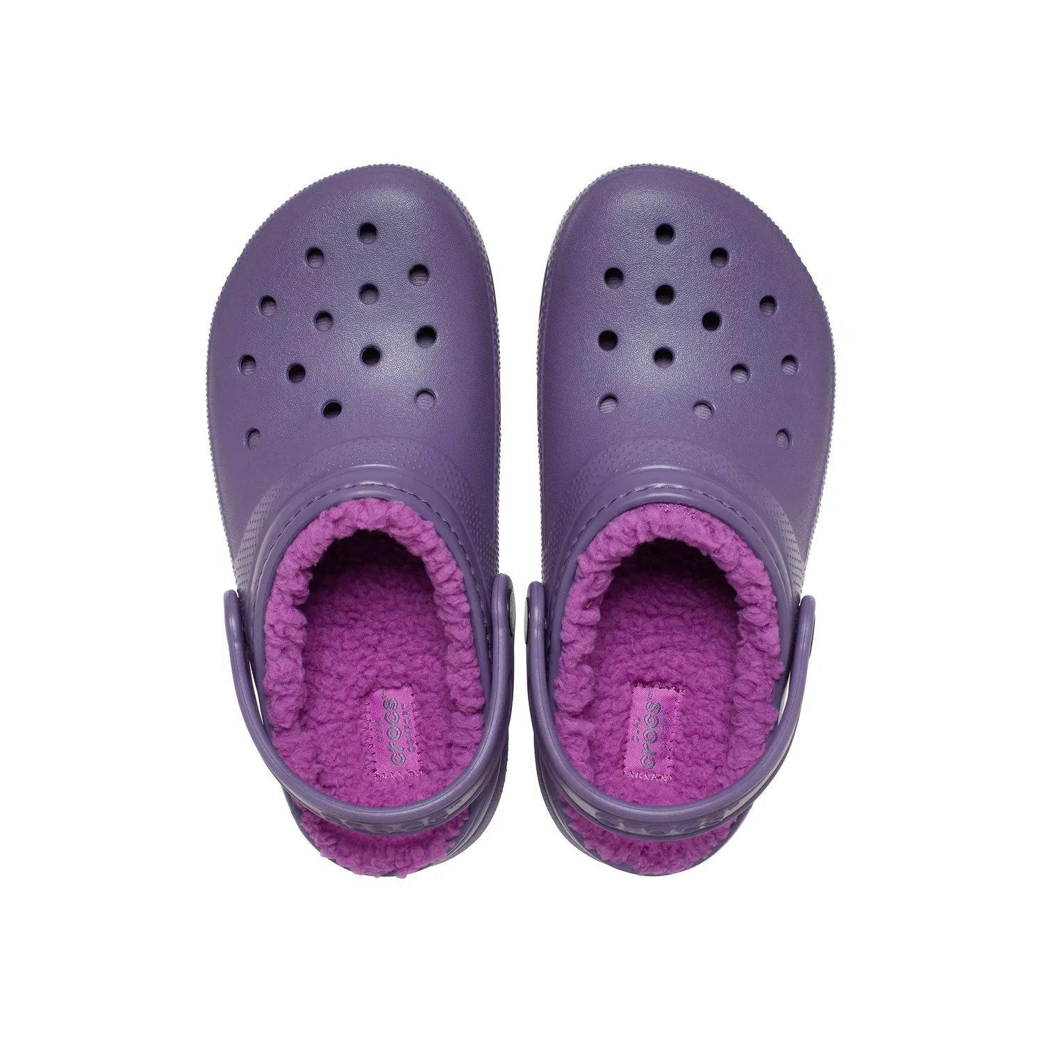 Сабо с подкладкой Classic Lined Clog K Crocs, фиолетовый — фото 4