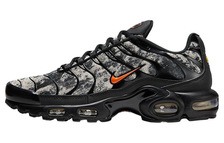 Nike Air Max Plus Camo Black Safety Orange — фото 3