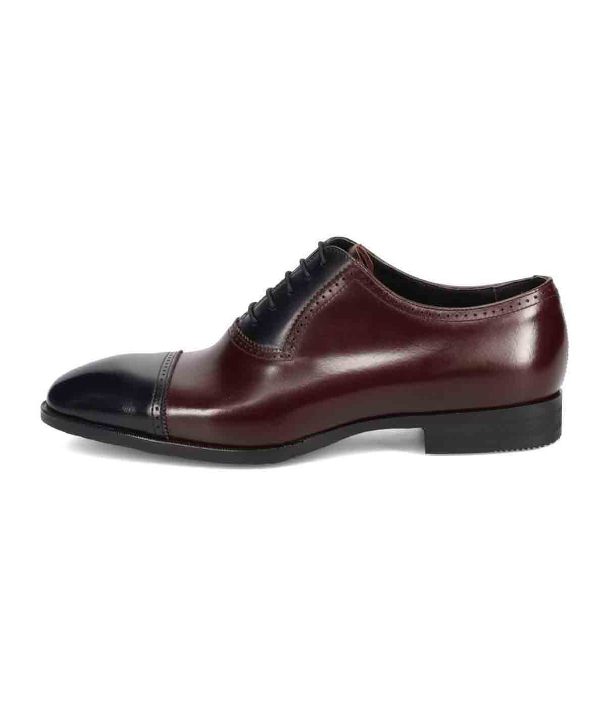 Деловые туфли в стиле Мадрас для восстановления сил. Madras, Black/Burgundy — фото 2