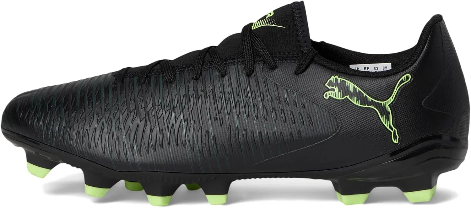 Мужские футбольные кроссовки Puma Future Play с искусственным покрытием, Black Fizzy Light Green Terrain Ah25 — фото 4