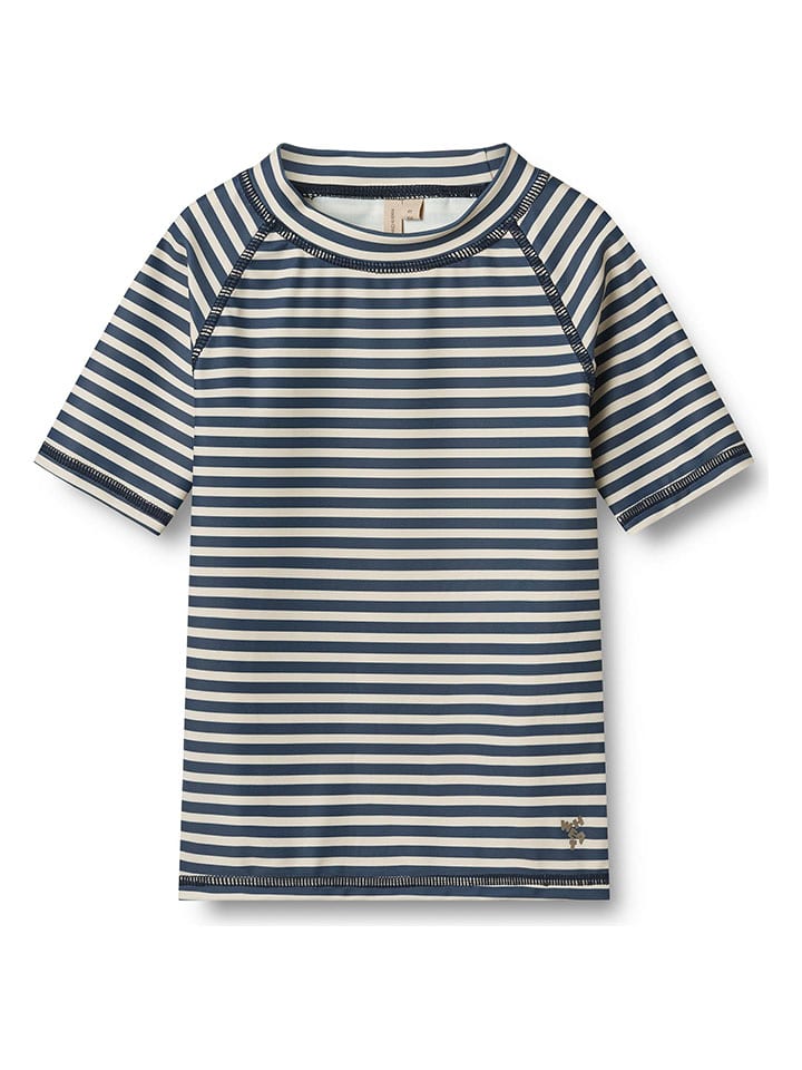 

Wheat Купальная футболка "Джеки" темно-синего/белого цвета