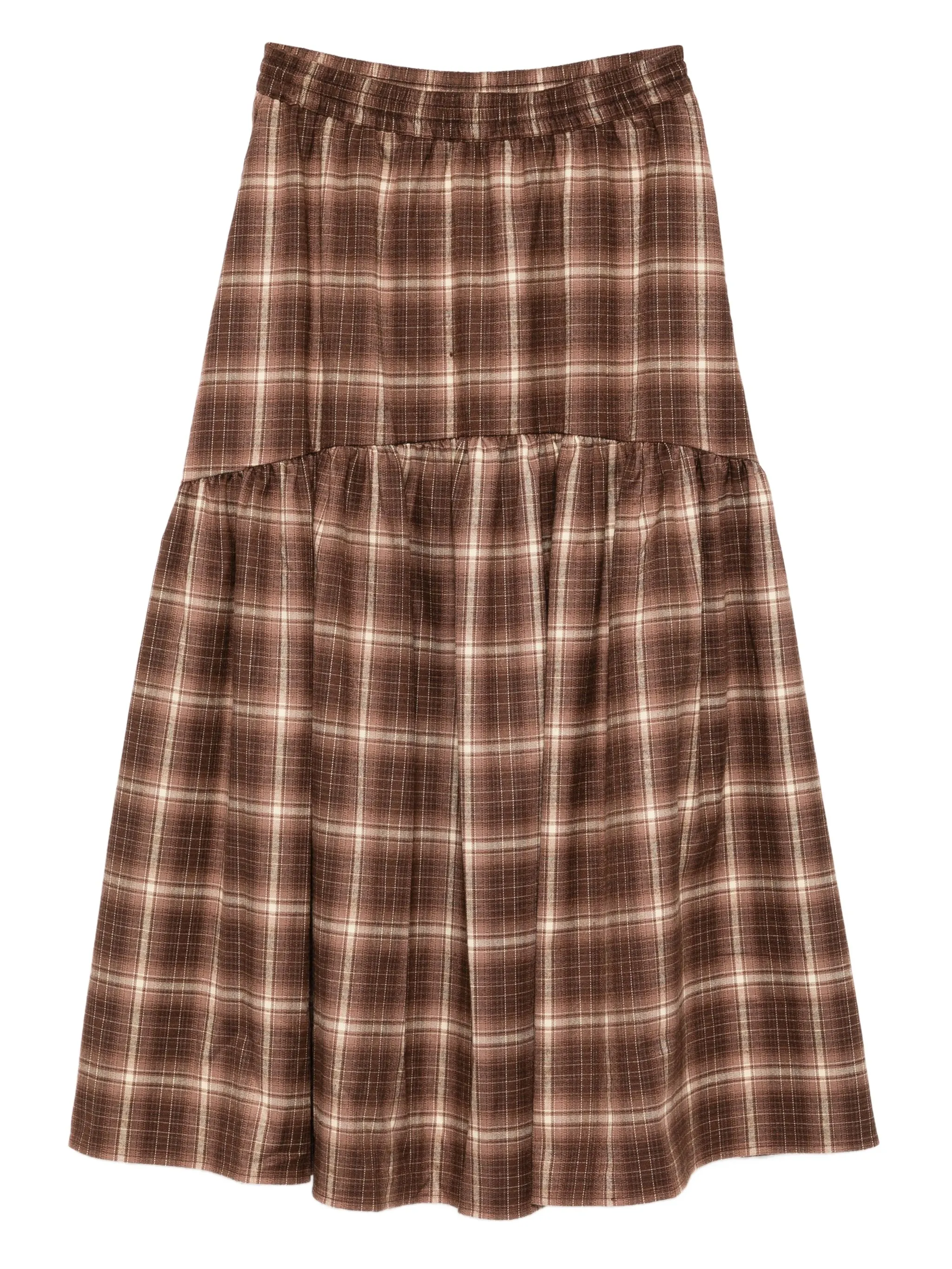 

Юбка в клетку Fingercroxx, коричневый