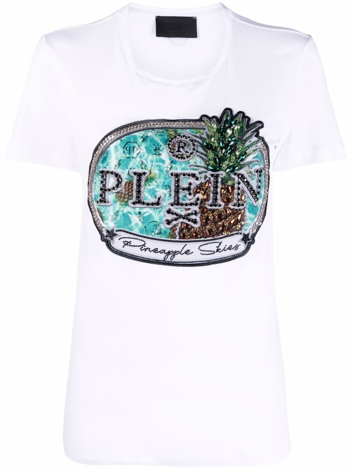 

Philipp Plein футболка с логотипом, белый