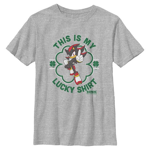 

Футболка с принтом Boys 6-20 this is my lucky shirt Sonic The Hedgehog