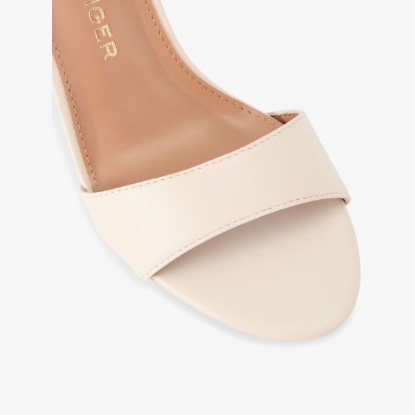 Сандалии Kg Kurt Geiger Faryn на каблуке из искусственной кожи, белый — фото 3