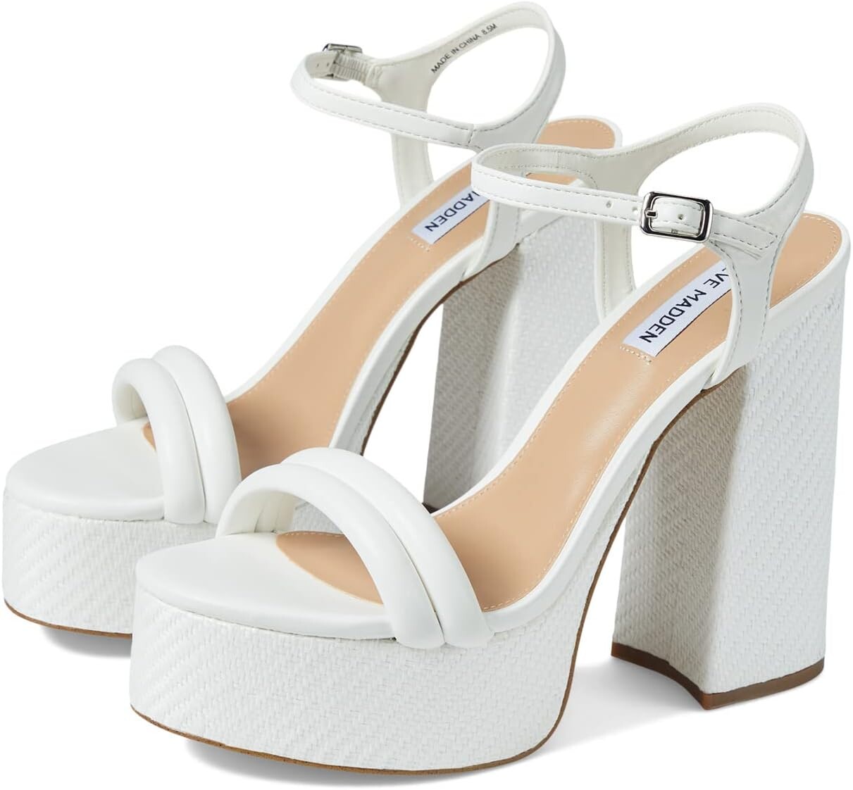 

Туфли Steve Madden Tiera Heeled Sandal, цвет White Multi