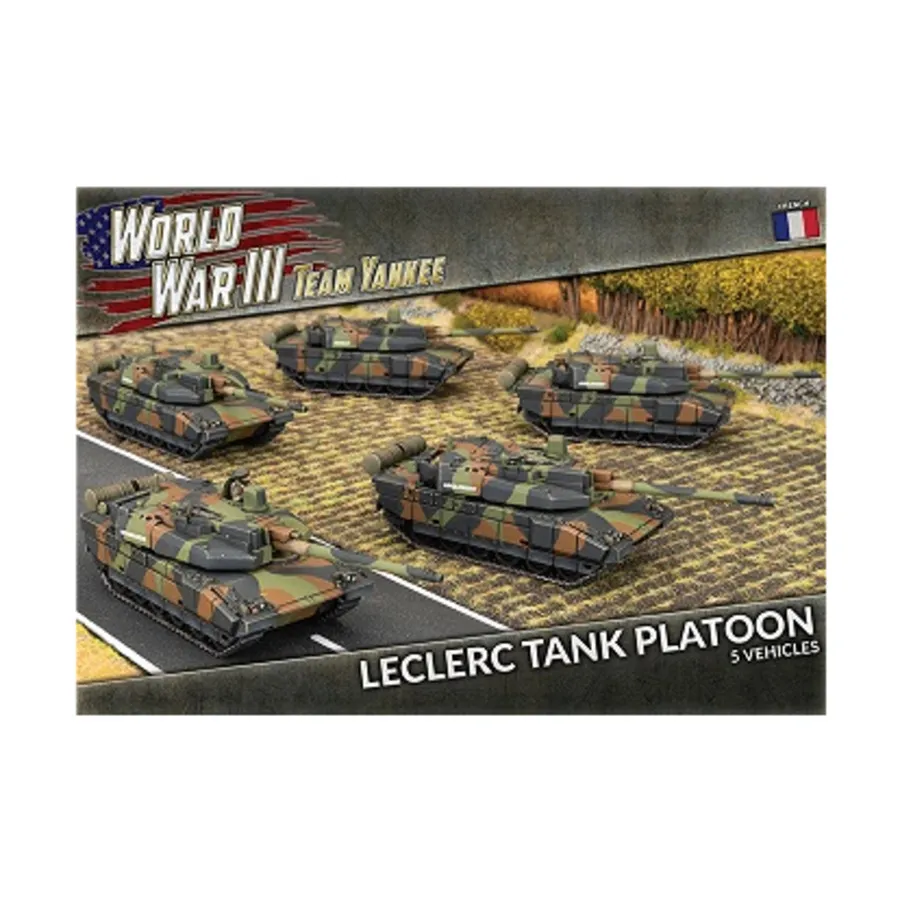 

Танковый взвод Леклерка, Team Yankee - World War III - French Army (1:100) (Plastic)