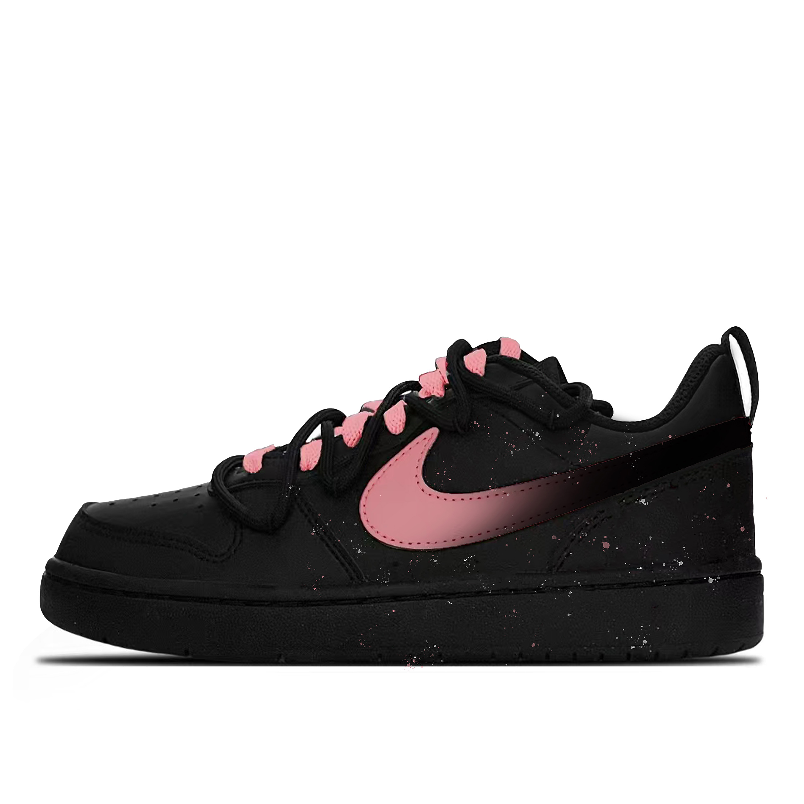

Nike Court Borough Urban Chic Style Pink Frosting кожаные устойчивые к истиранию и скольжению низкие кроссовки для скейтбординга