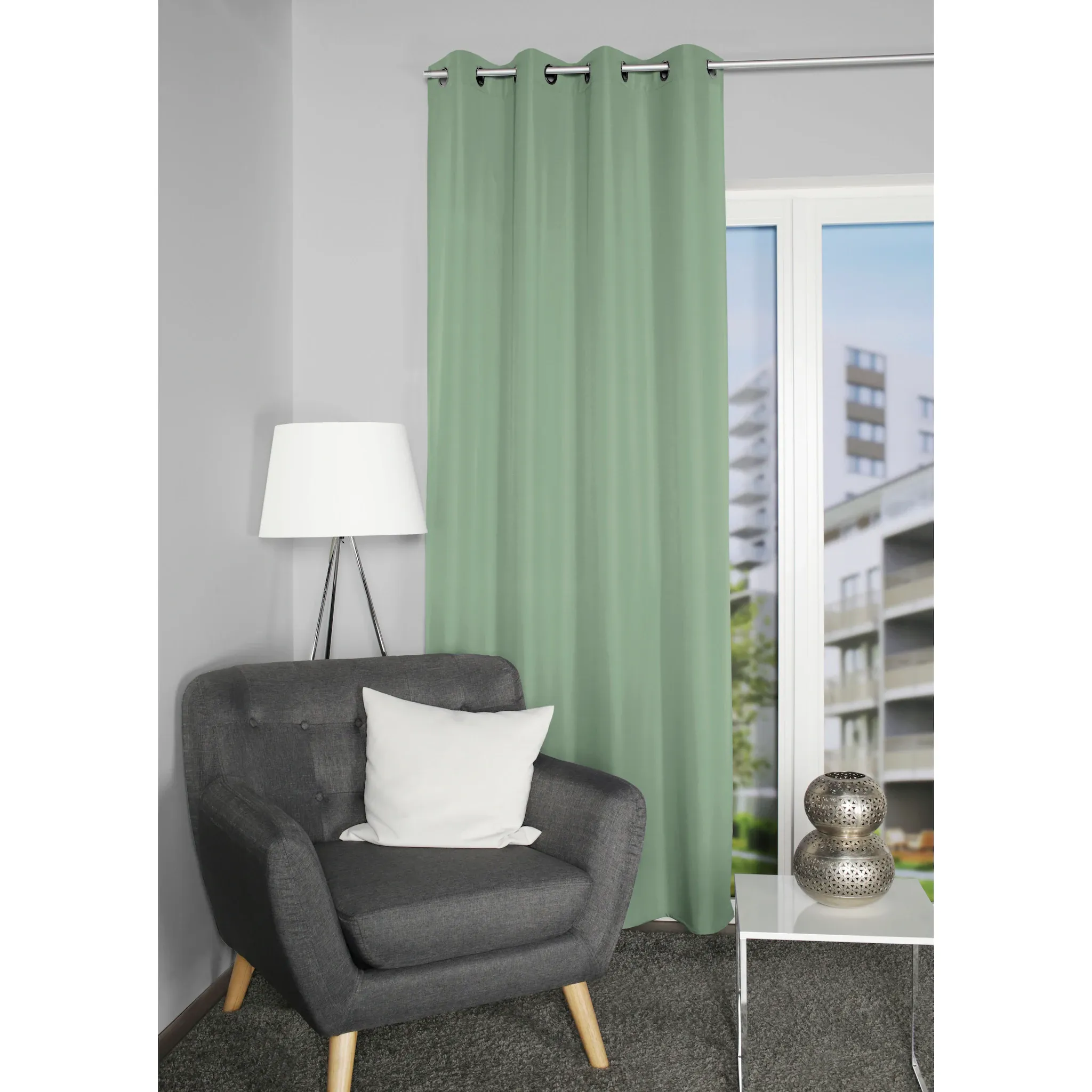 

Домой Основы Шторы «АТЛАНТИК», (1 шт.), штора на люверсах Uni ATLANTIK Home Basics, цвет mint
