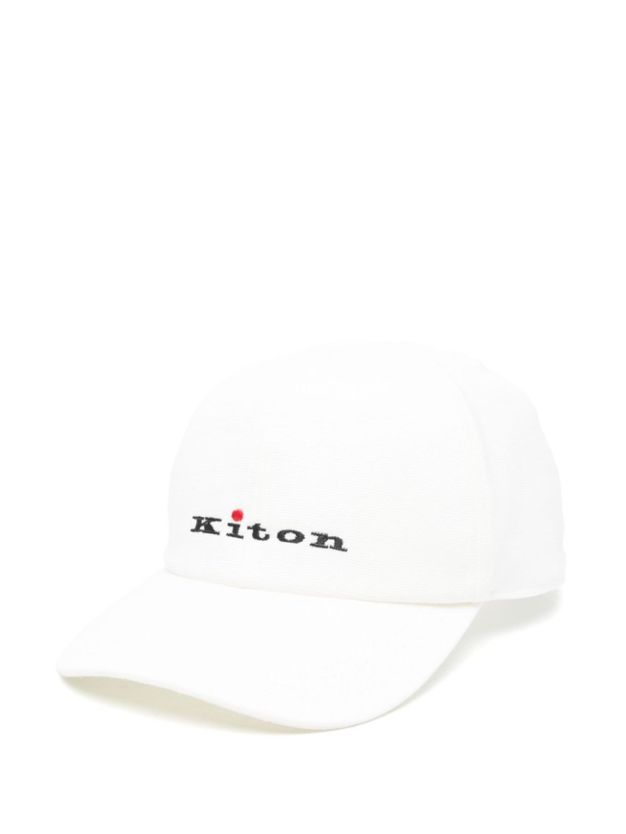 

Kiton кепка с вышитым логотипом, белый