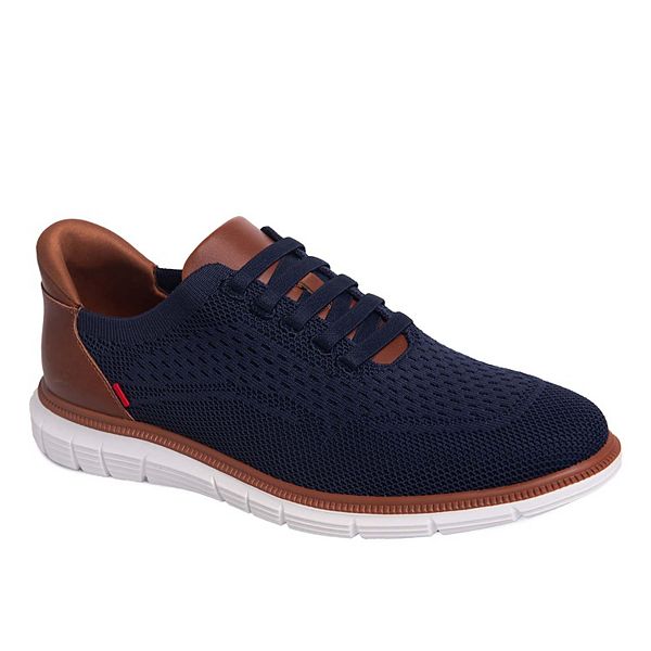

Мужские оксфорды Charles Ave с технологией Hands Free Slip On и легкой сетчатой конструкцией. Marc Joseph New York, Navy