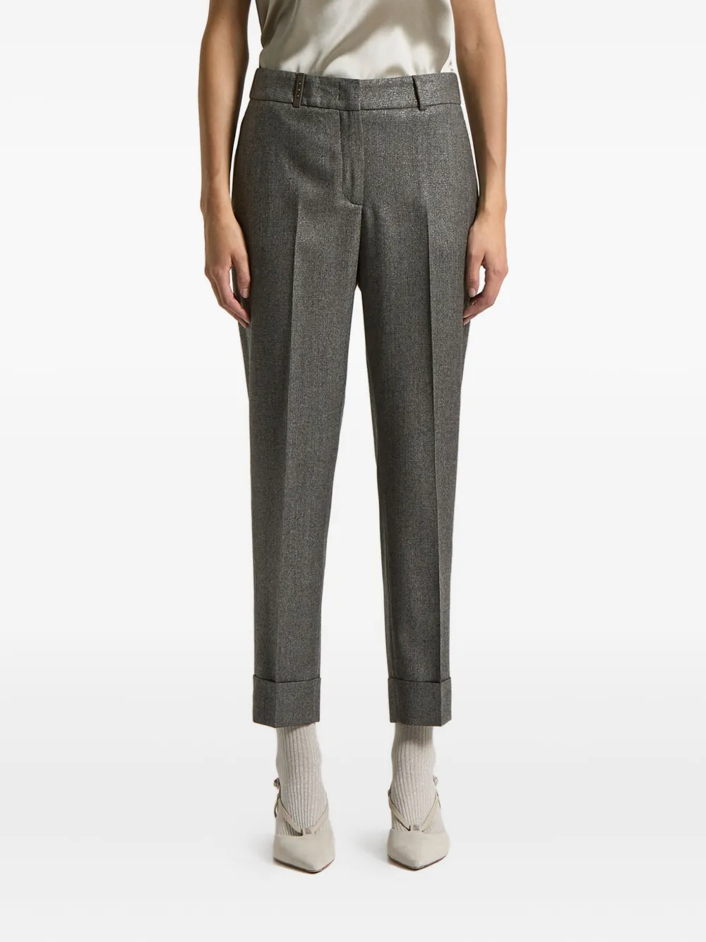 

Брюки с манжетами Peserico, серый