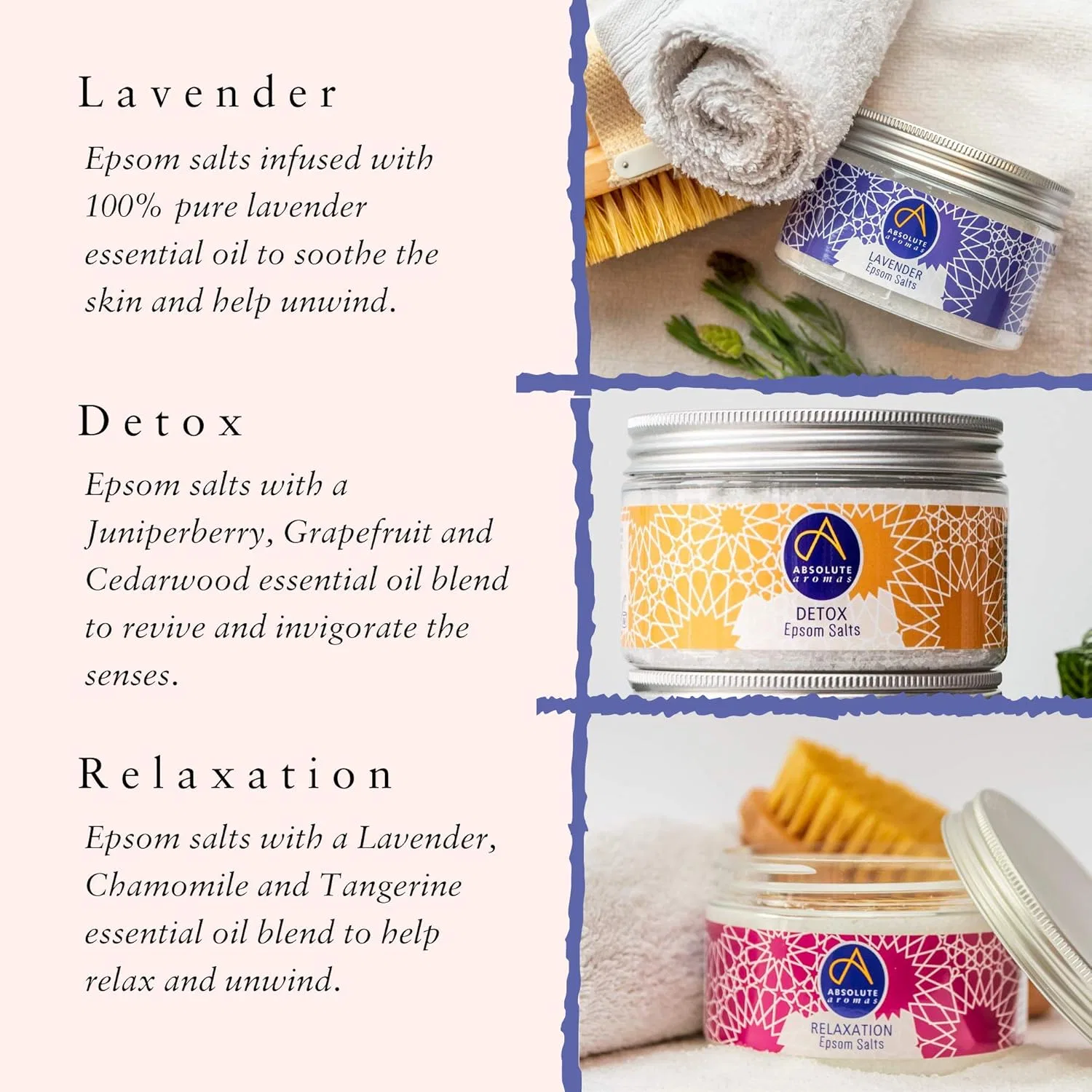 Набор солей для ванн с эфирными маслами Absolute Aromas Absolute Aromas — фото 3