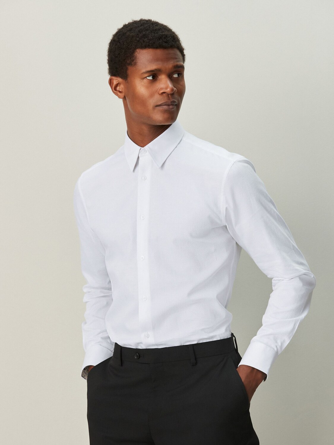 Next Рубашка на пуговицах смешанных цветов slim fit — фото 3