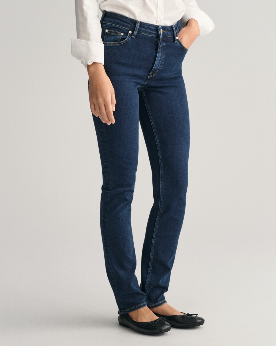 

Джинсы GANT Slim fit Jeans, синий деним