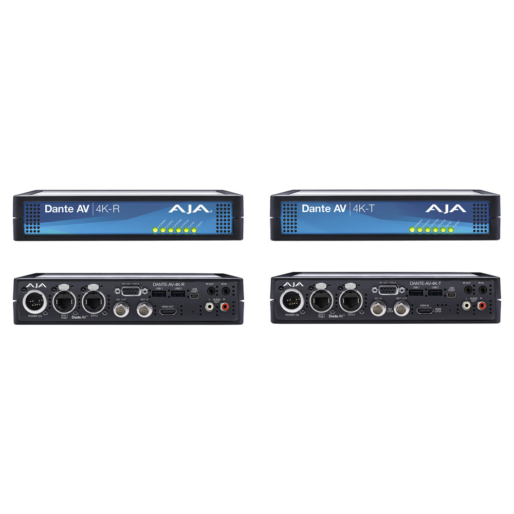 

Комплект передатчика и приемника AJA Dante AV 12G-SDI/HDMI 4K