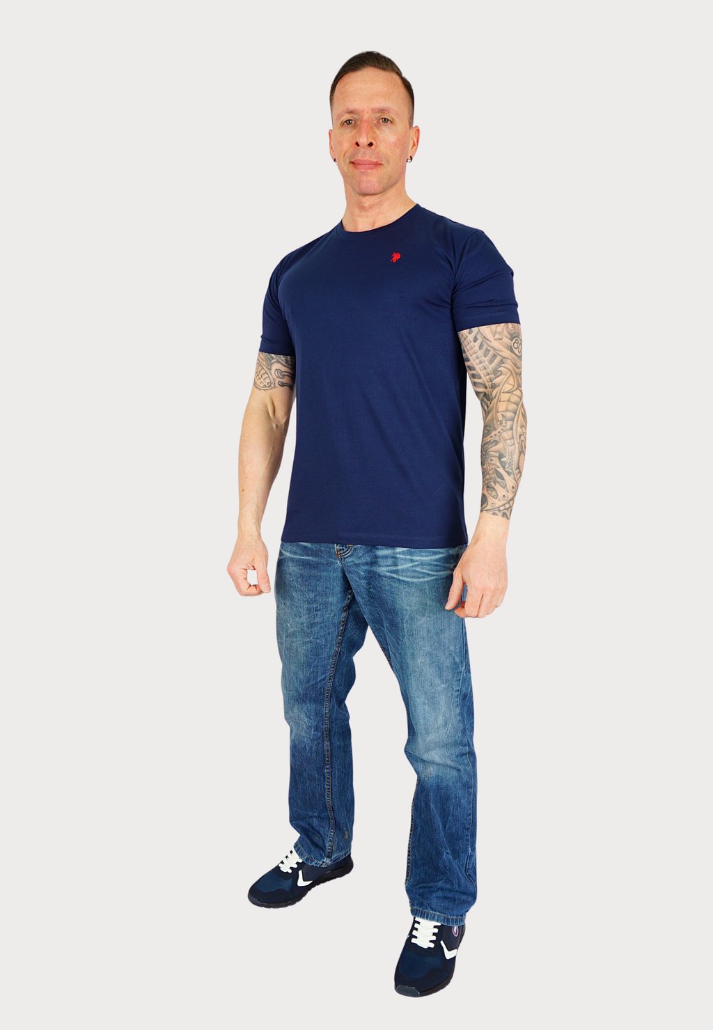 Базовая футболка 3 PACK KURZARM U.S. Polo Assn., темно-синий — фото 2