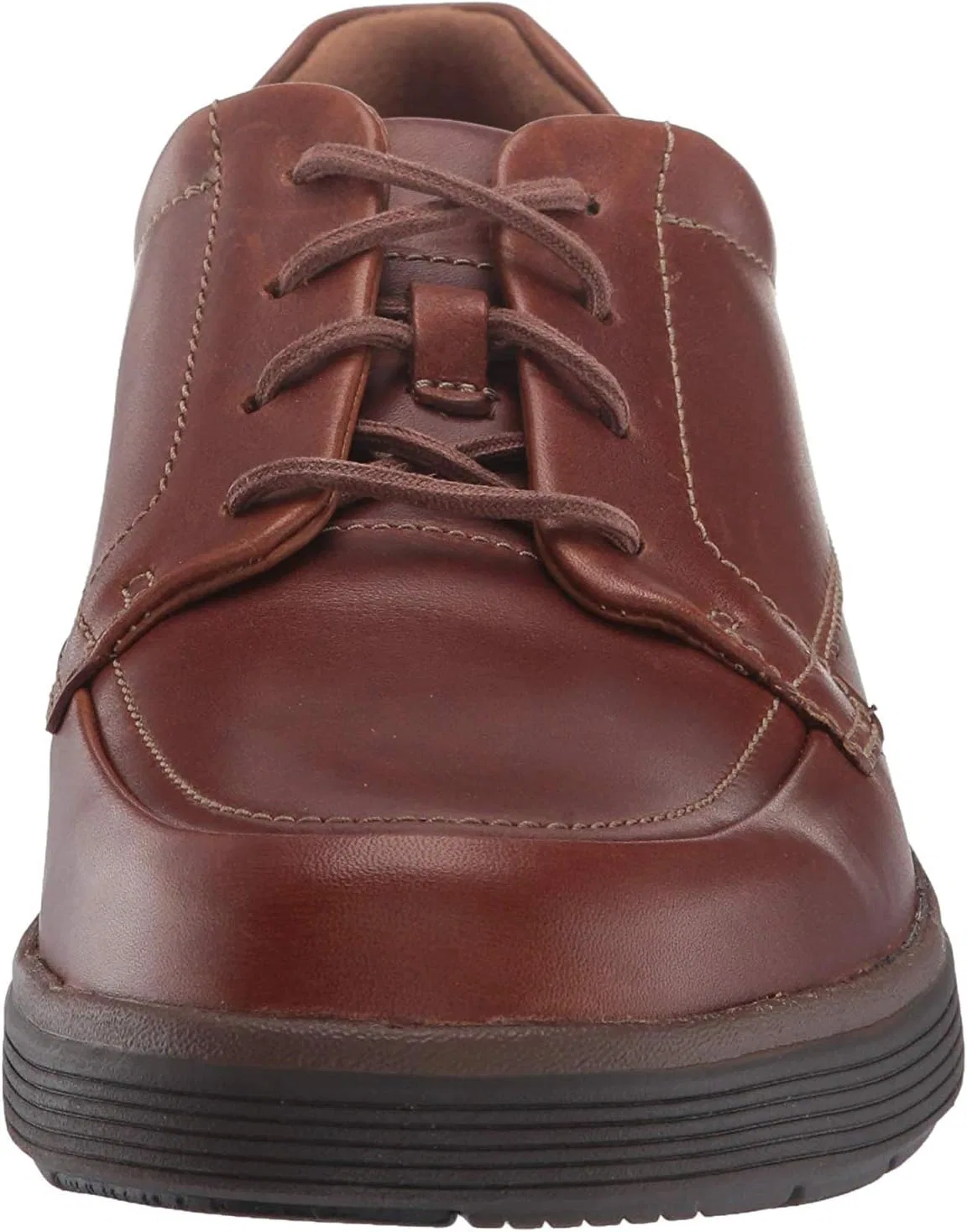 Оксфорды из натуральной кожи, Clarks, темно-рыжая кожа — фото 3