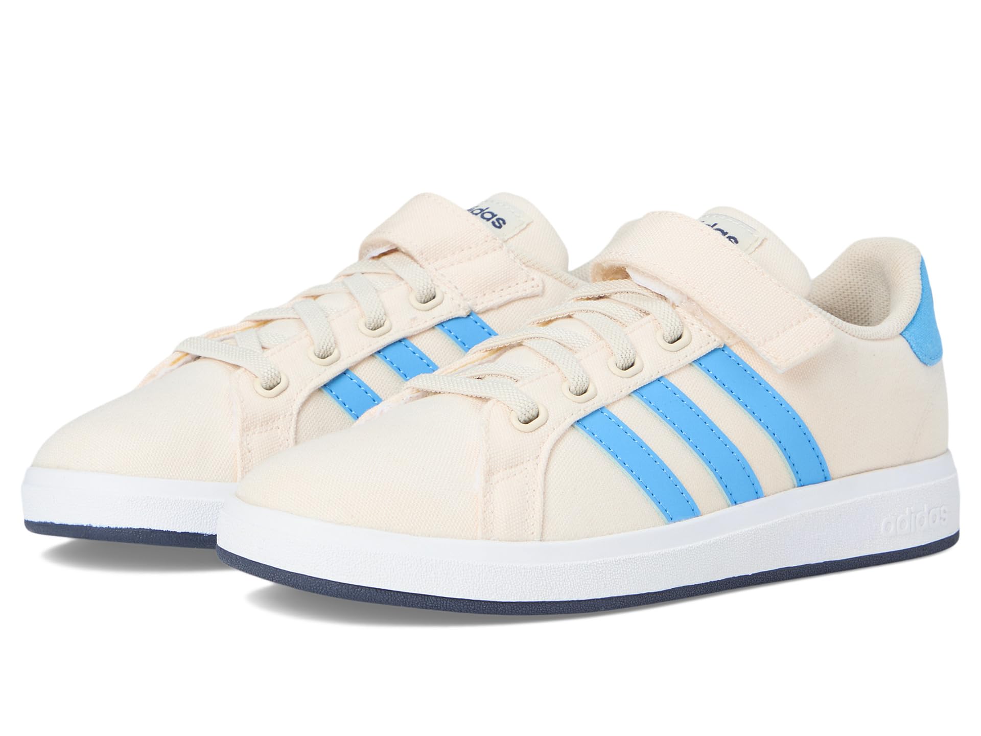 

Кроссовки Adidas Kids Grand Court 2.0 Elastic, Wonder White/Blue Burst/Shadow Navy