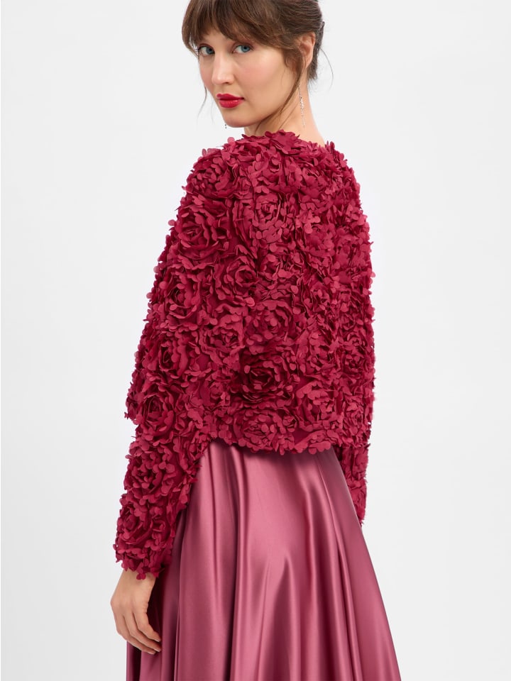 

Zero Короткий пиджак бордового цвета