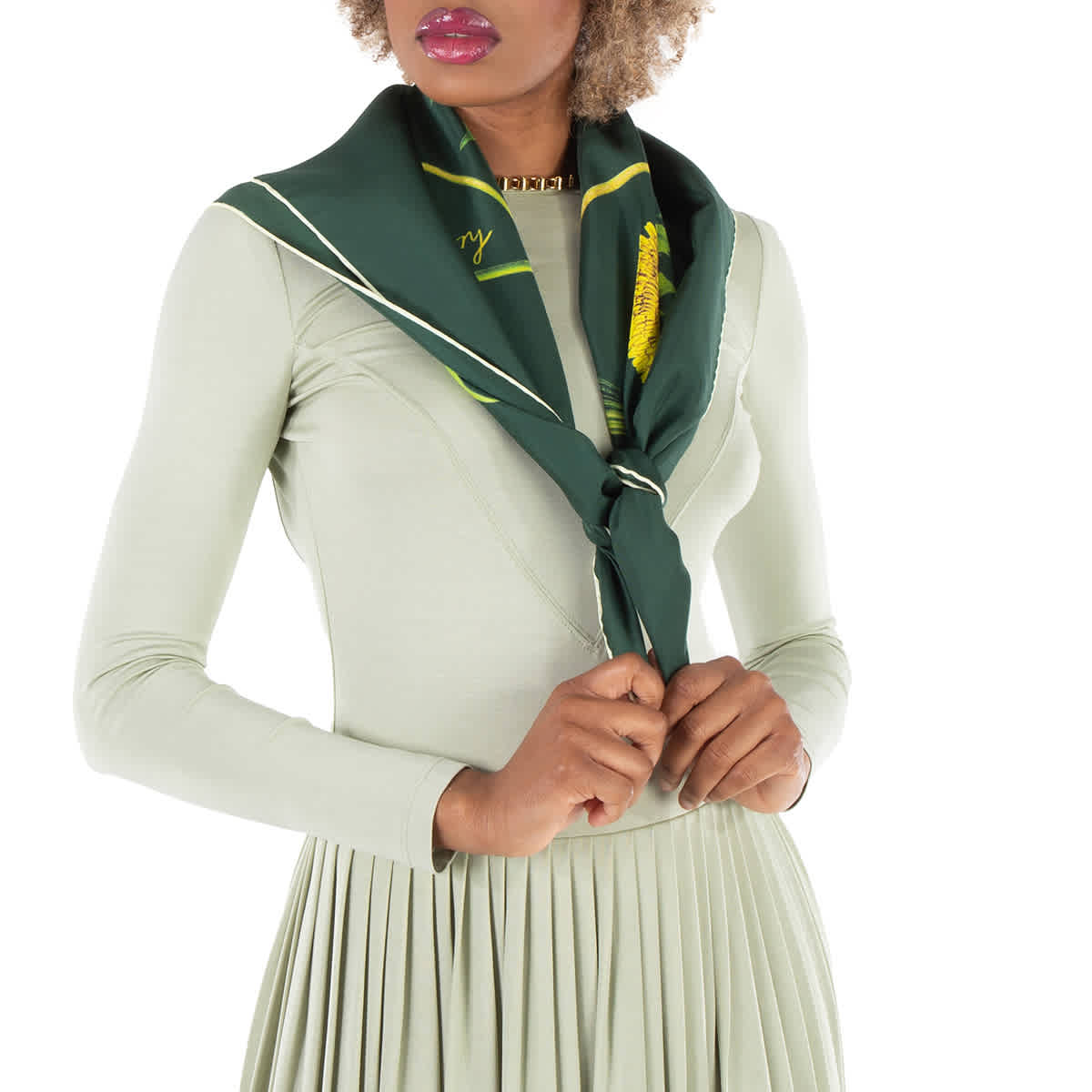 

Шарф Burberry с цветочным принтом «Одуванчик», Ivy