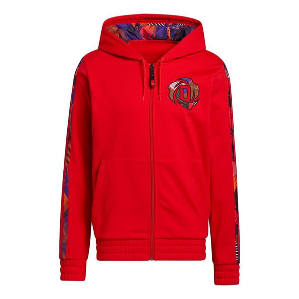 

Куртка adidas Mic Rose Full-Zip Hooded Sweatshirt Red, красный