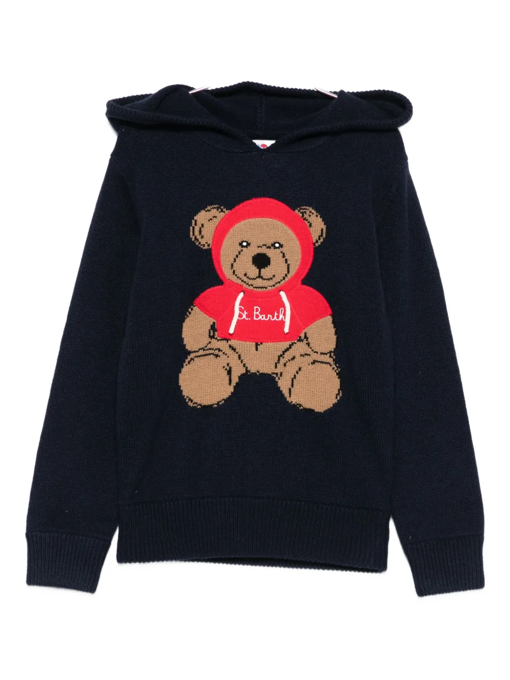 

Худи с графическим принтом Mc2 Saint Barth Kids, черный