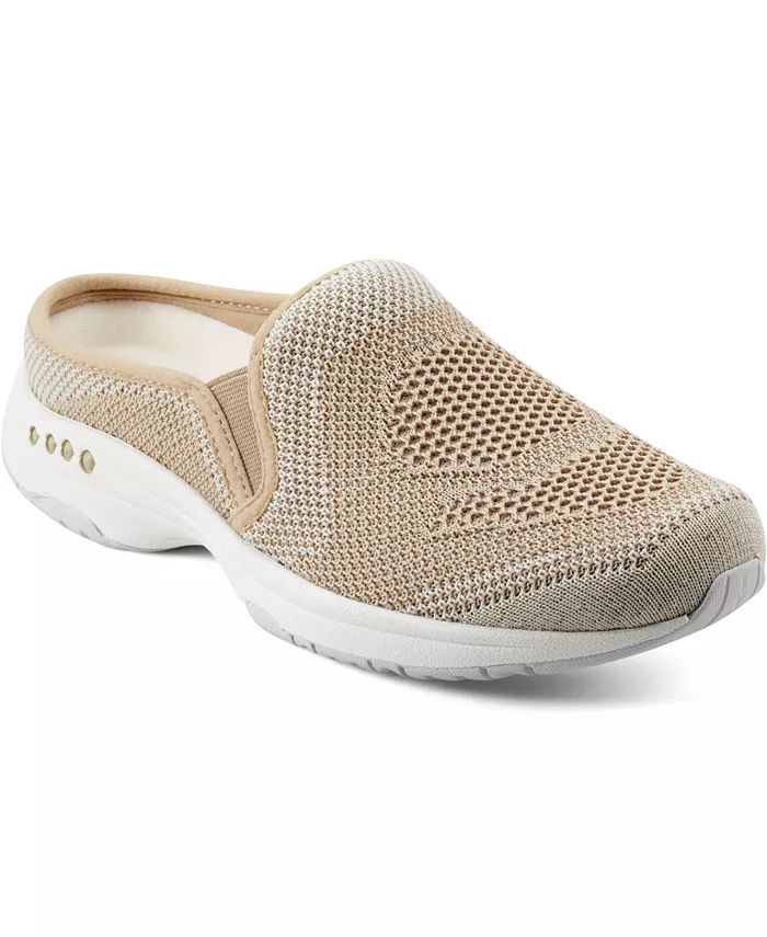 Женские слипоны Takeknit Mule Easy Spirit, коричневый/бежевый