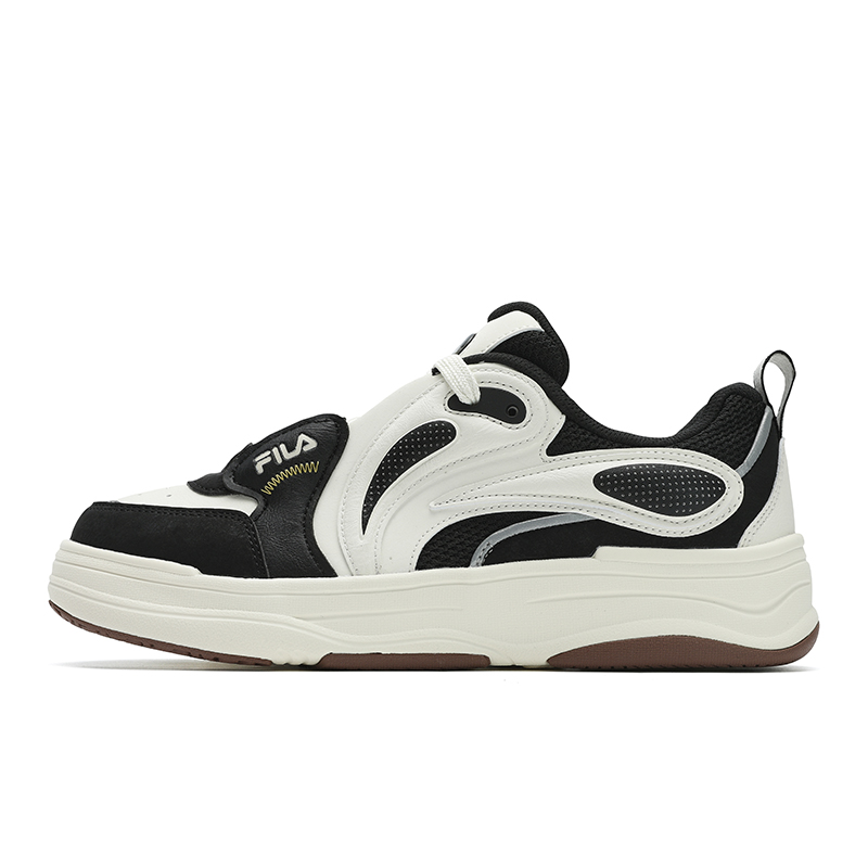 

FILA Кроссовки для скейтбординга VIBE, износостойкие, низкие, мужские, черно-белые