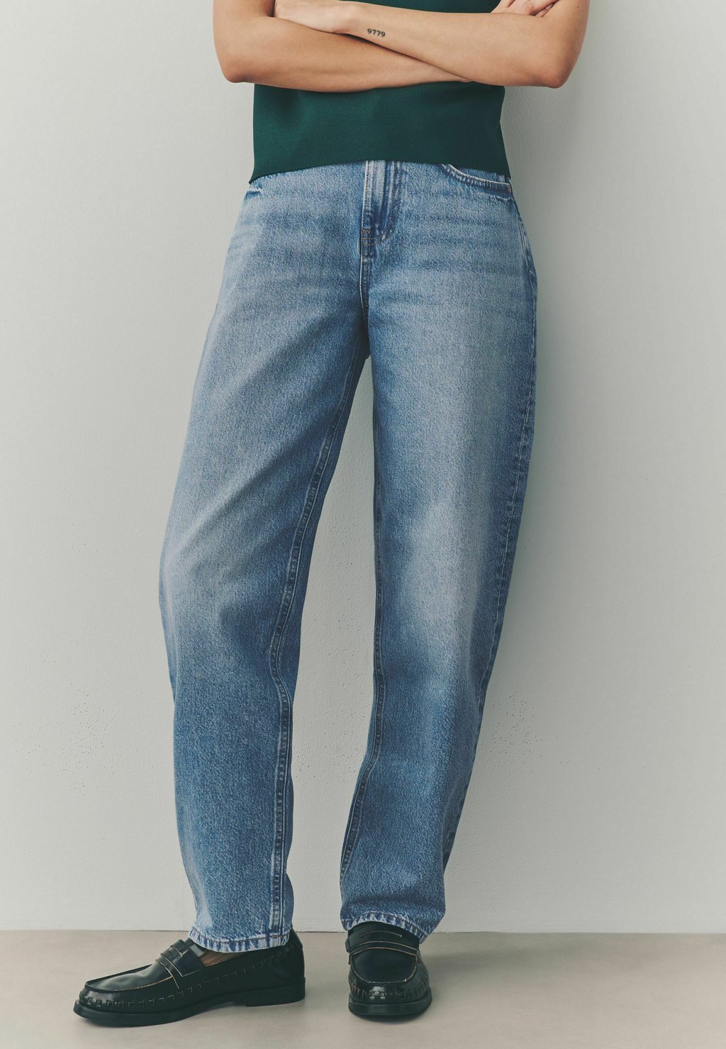 

Джинсы Jeans mom fit Next, синий