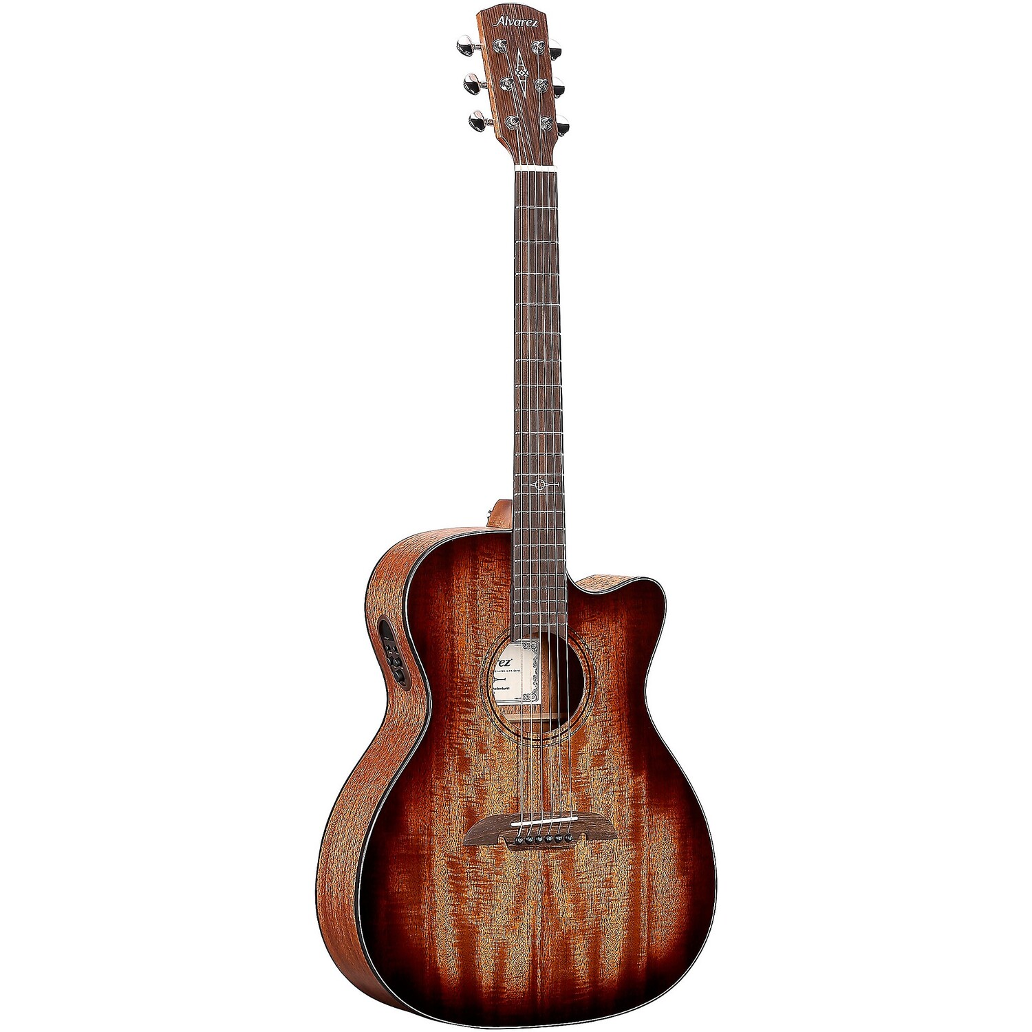 

Alvarez AF66CE Folk-OM Акустически-электрическая гитара Shadow Burst