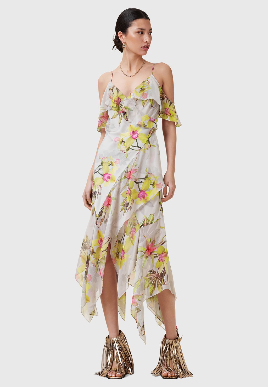 

Коктейльное/вечернее платье GRACE DRESS AllSaints, мультиколор