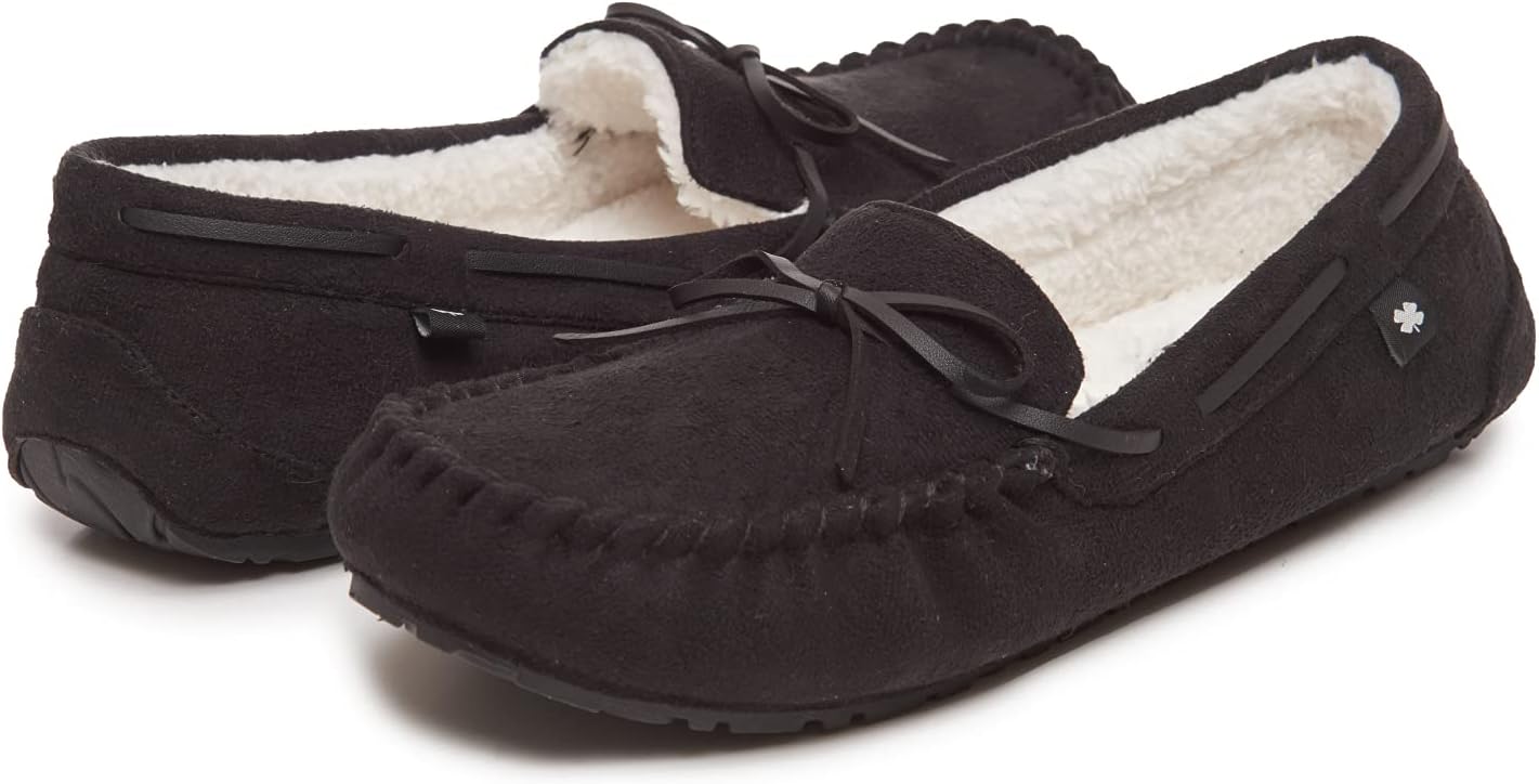 Мужские мокасины Lucky Brand из микрозамши с подкладкой из искусственного шерпа, черный — фото 3