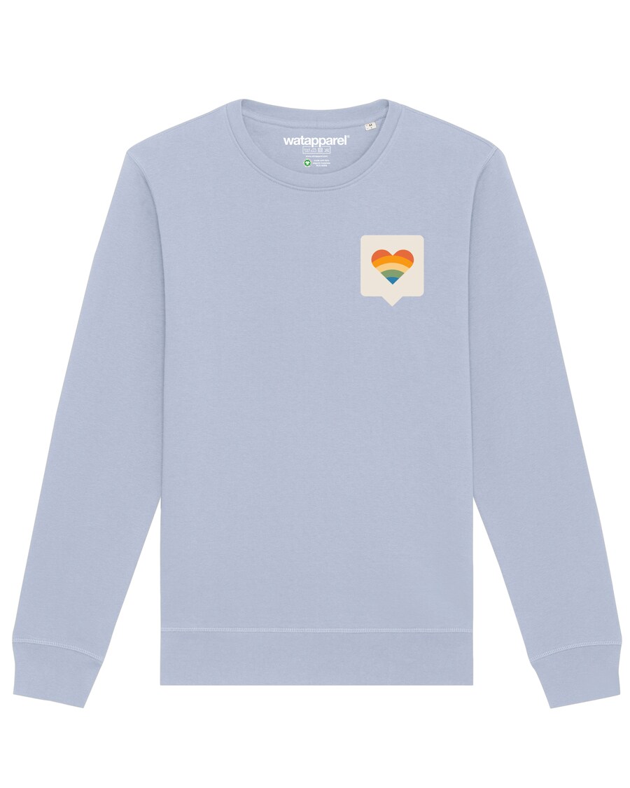 

Толстовка Watapparel Von Herzen, светло-синий
