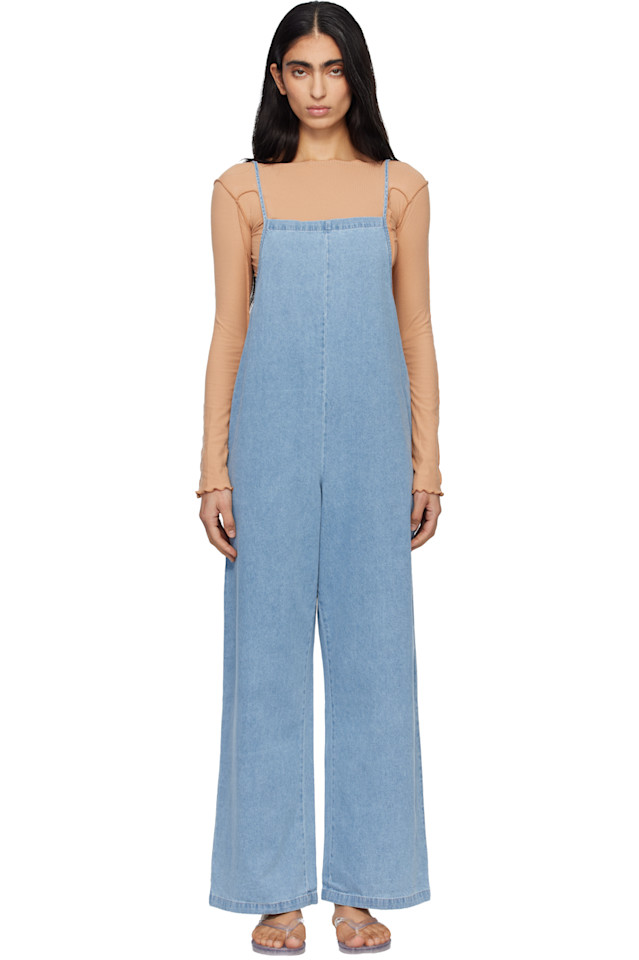 

Baserange Синий джинсовый комбинезон Юми