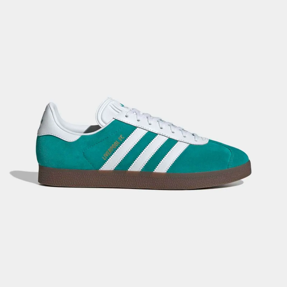 

Мужские повседневные кроссовки Gazelle Liverpool adidas, зеленый
