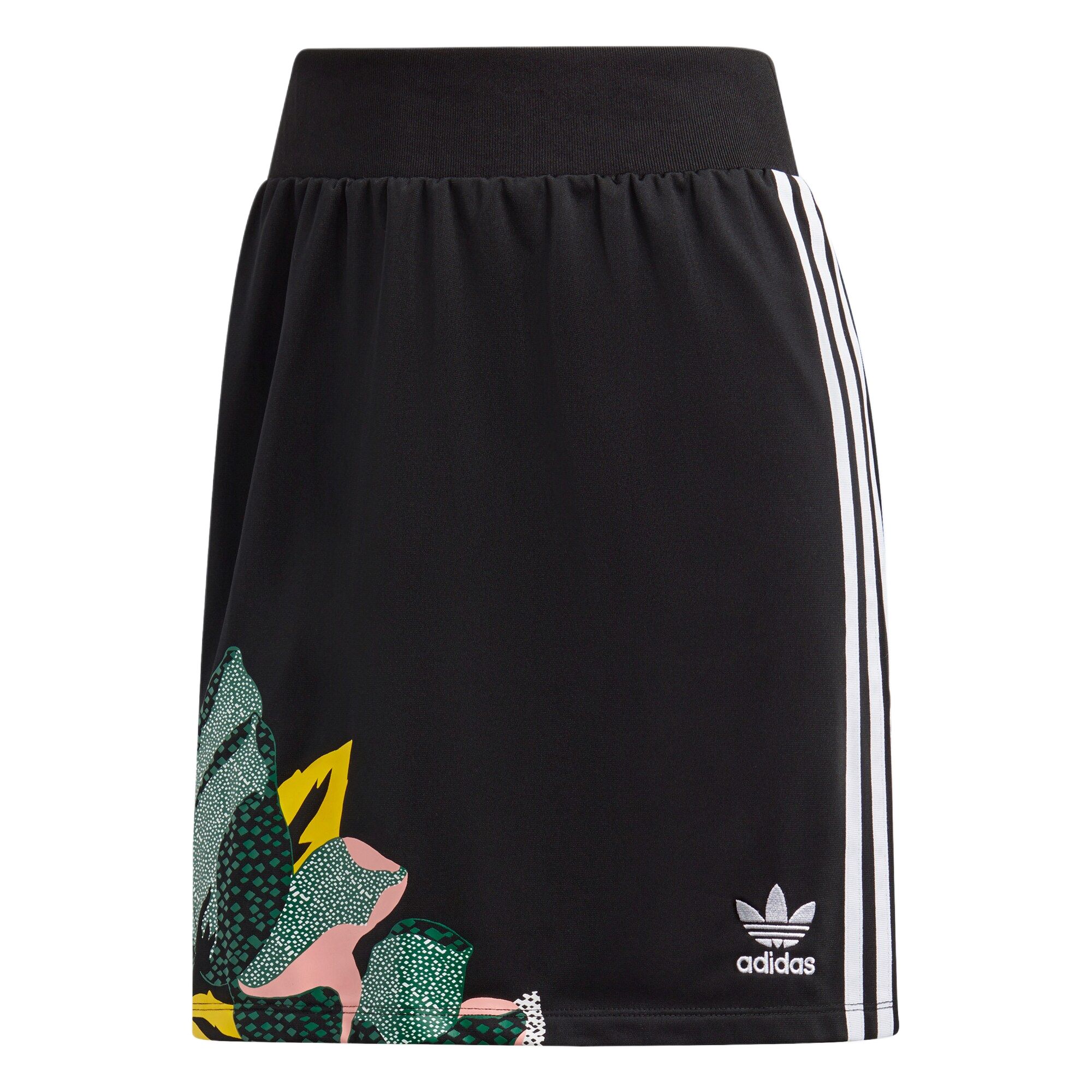 Повседневная короткая юбка женская черная Adidas Originals — фото 2