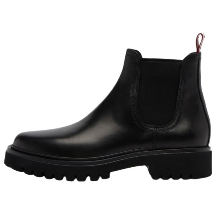 BALLY Черные мужские короткие челси-ботфорты