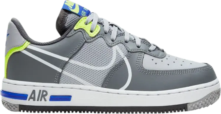 

Кроссовки Nike Air Force 1 React GS 'Wolf Grey', серый