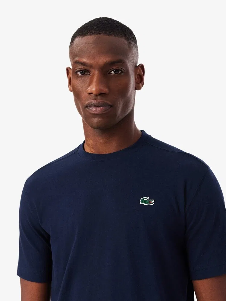 Футболка с коротким рукавом базовая тренировочная LACOSTE, Navy — фото 2