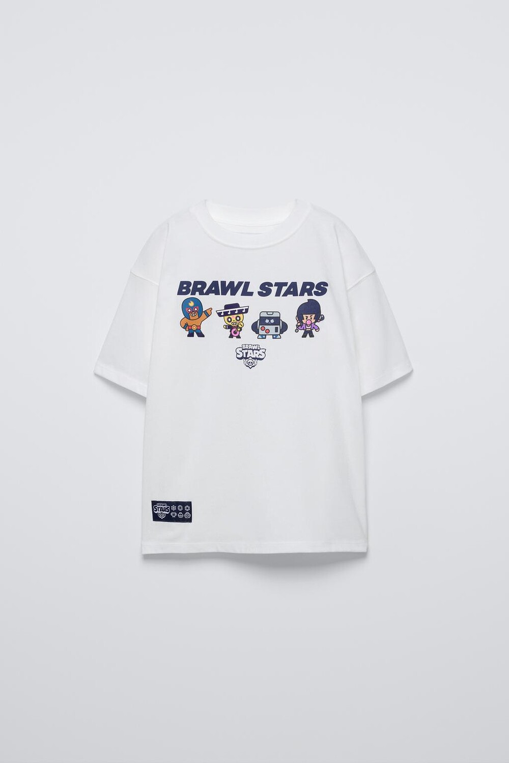 

Футболка brawl stars supercell oy ZARA, устрично-белый