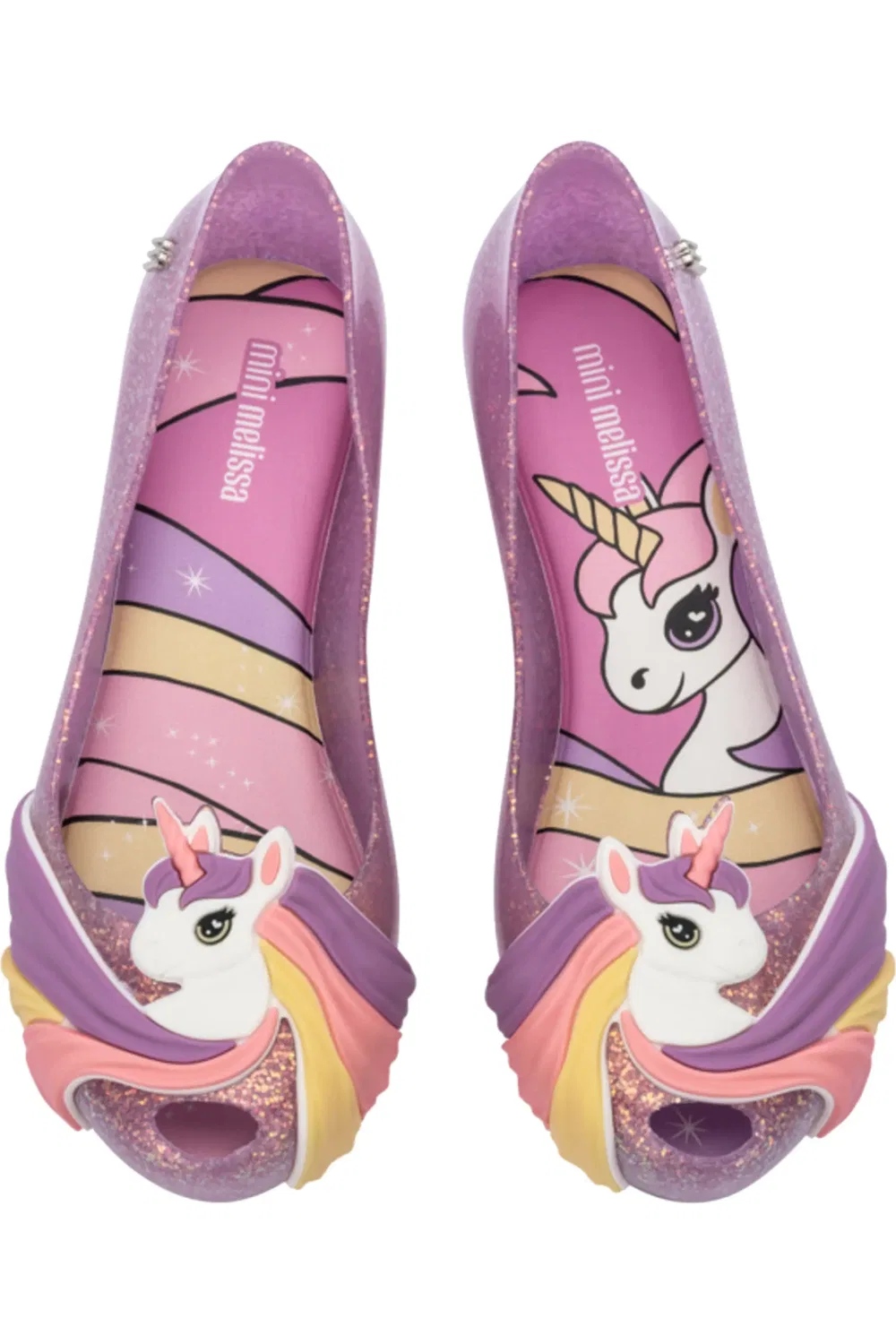Детские туфли Мэри Джейн ароматизированные Ultragirl Mini Melissa, Glitter Lilac — фото 3