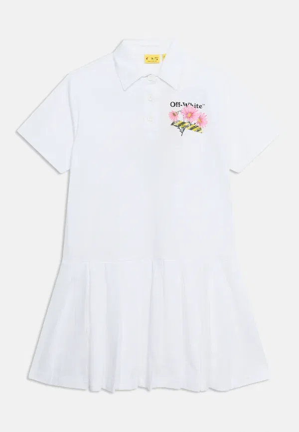Платье хлопковое Daisy tape dress Off-white, white, белый — фото 3