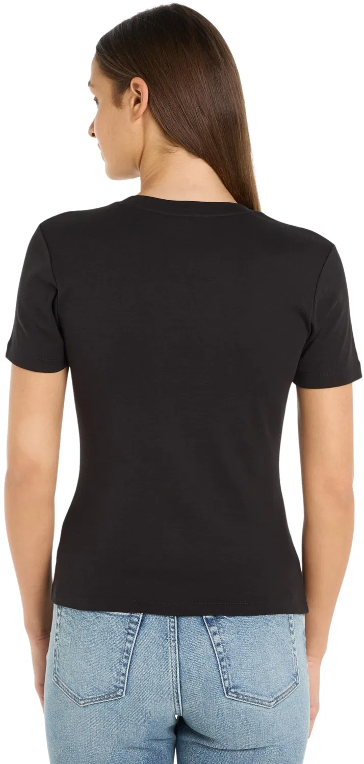 Женская футболка с коротким рукавом Slim Cody Tommy Hilfiger, Black (Black) — фото 2